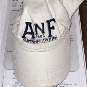 White abercrombie and fitch Hat